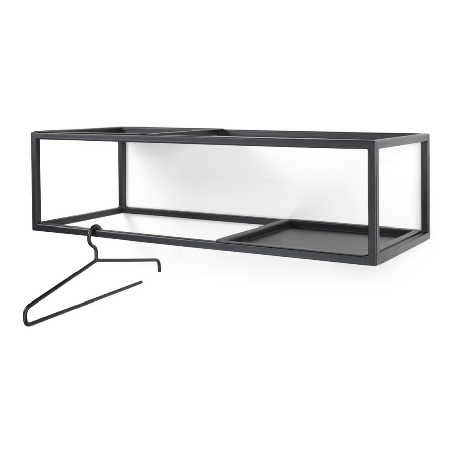 TORNA DESIGN Rack knagerkke - sort stl (B:78)