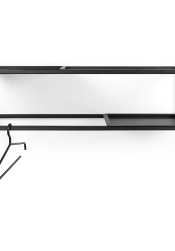 TORNA DESIGN Rack knagerkke - sort stl (B:78)