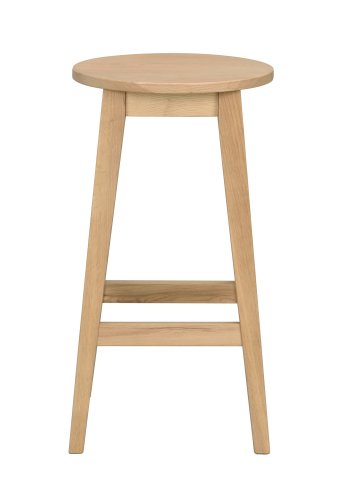 ROWICO Austin barstol, m. fodsttte - natur egetr