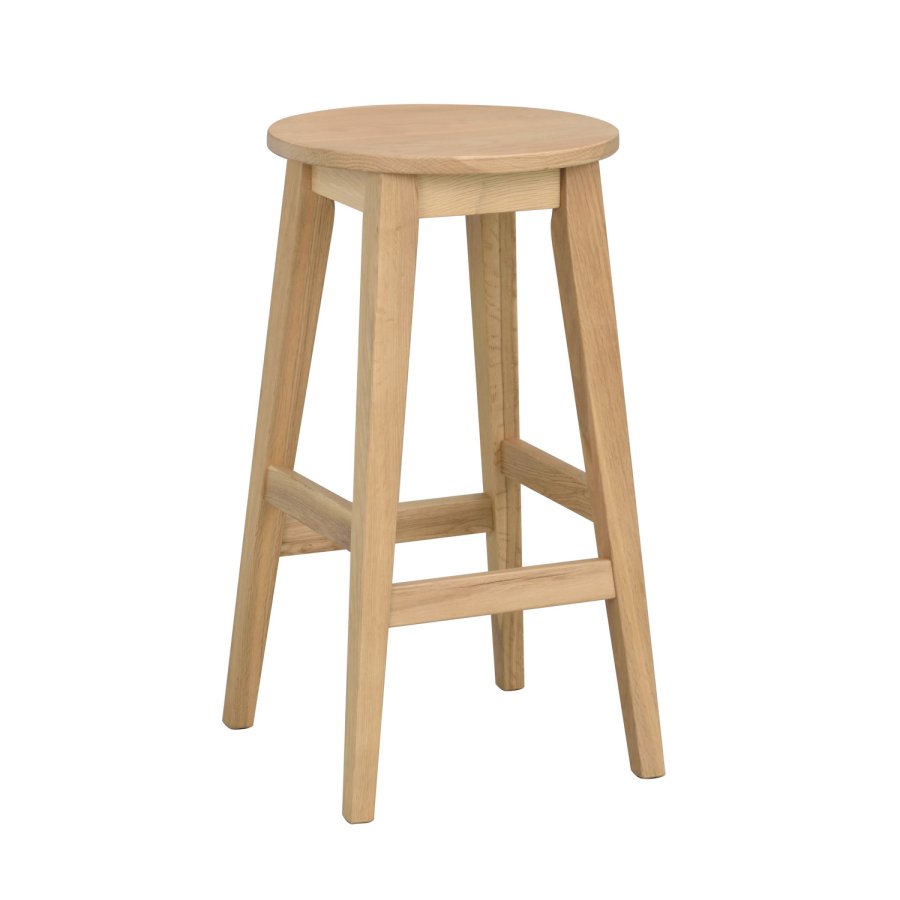 ROWICO Austin barstol, m. fodsttte - natur egetr