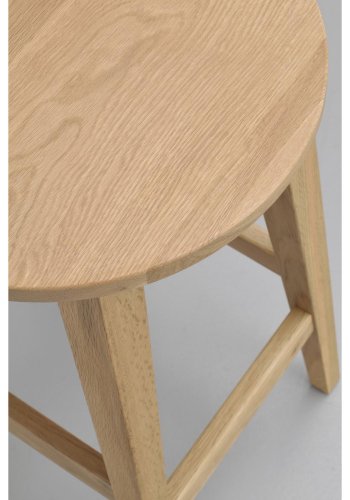 ROWICO Austin barstol, m. fodsttte - natur egetr