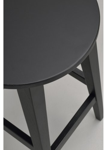 ROWICO Austin barstol, m. fodsttte - sort egetr