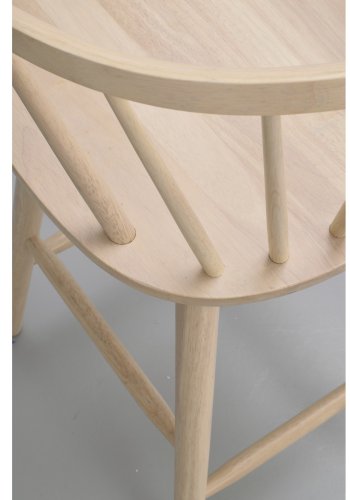 ROWICO Carmen barstol, m. rygln, armln og fodsttte - hvidpigmenteet gummitr