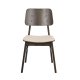 ROWICO Nagano spisebordsstol - beige stof og brun egefiner/egetr