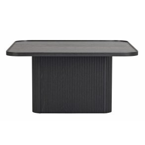 ROWICO Sullivan sofabord, kvadratisk - sort egetrsfiner og egetr (80x80)