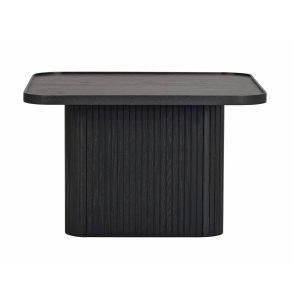ROWICO Sullivan sofabord, kvadratisk - sort egetrsfiner og egetr (60x60)