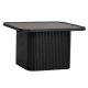 ROWICO Sullivan sofabord, kvadratisk - sort egetrsfiner og egetr (60x60)