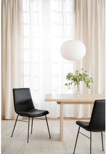 ROWICO Emmett spisebord, rektangulr - hvidpigmenteret eg (240x95)