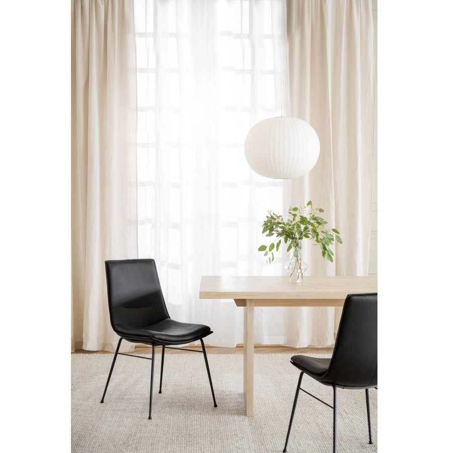 ROWICO Emmett spisebord, rektangulr - hvidpigmenteret eg (240x95)