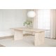 ROWICO Emmett spisebord, rektangulr - hvidpigmenteret eg (240x95)