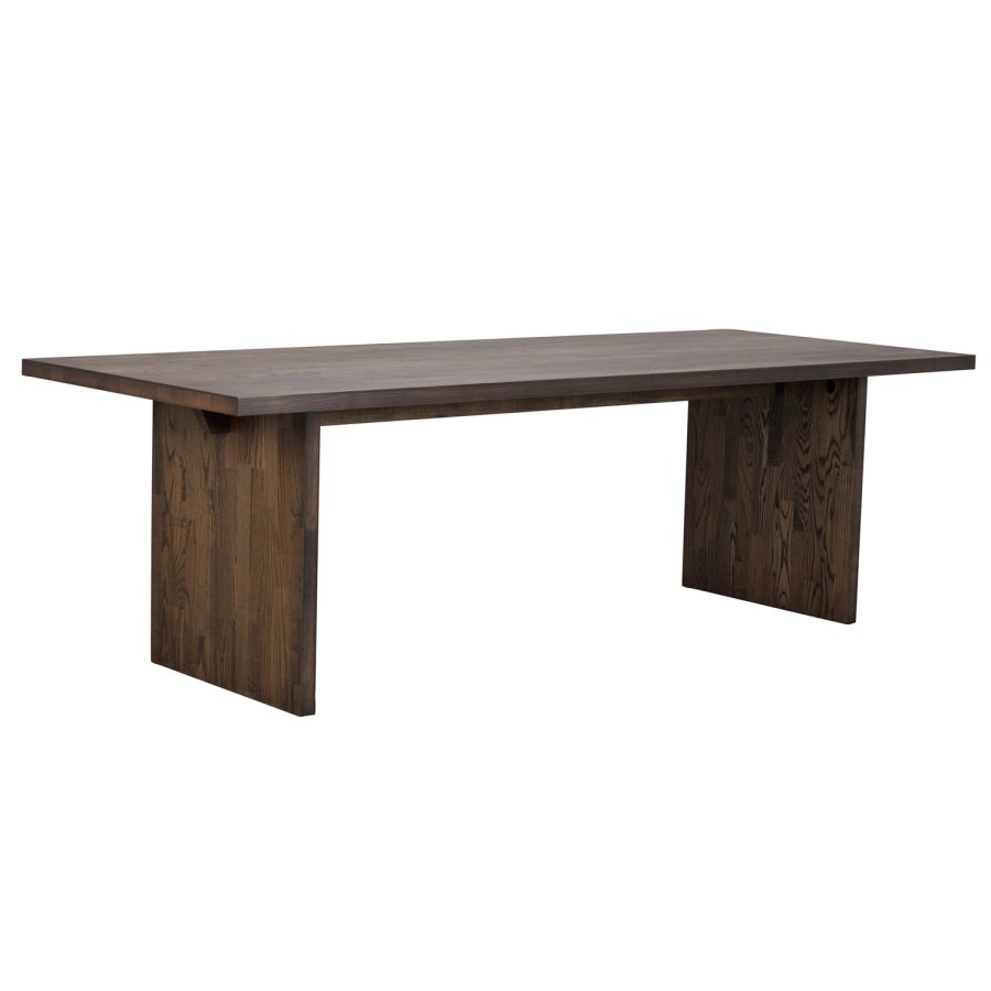 ROWICO Emmett spisebord, rektangulr - brun eg (240x95)