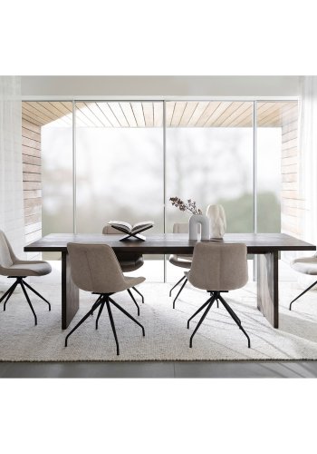 ROWICO Emmett spisebord, rektangulr - brun eg (240x95)