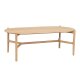 ROWICO Holton sofabord, oval - natur egetrsfiner og egetr (130x65)