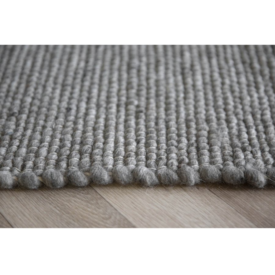 ROWICO Auckland gulvtppe - gr uld (200x290)