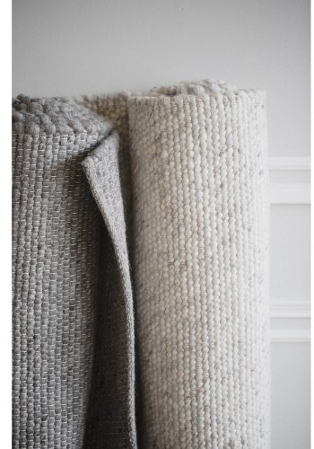 ROWICO Auckland gulvtppe - gr uld (200x290)