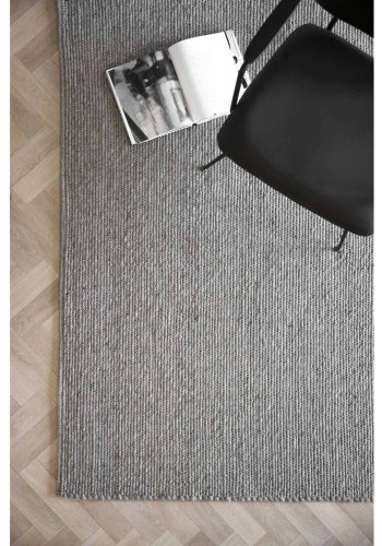 ROWICO Auckland gulvtppe - gr uld (200x290)