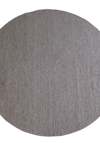 ROWICO Auckland gulvtppe, rund - gr uld (250)