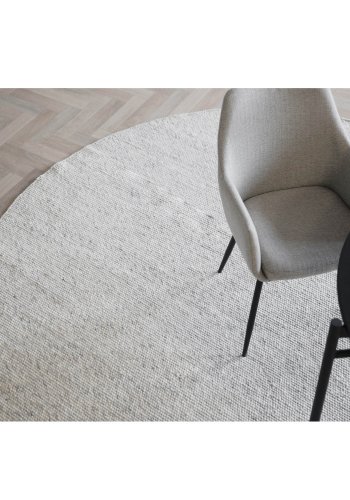 ROWICO Auckland gulvtppe, rund - natur uld (250)