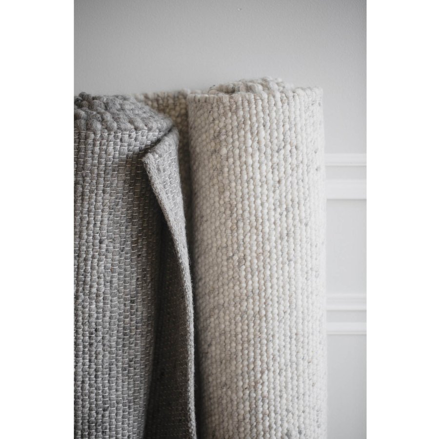 ROWICO Auckland gulvtppe - gr uld (300x400)