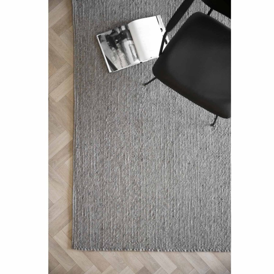 ROWICO Auckland gulvtppe - gr uld (300x400)