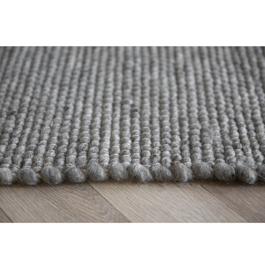 ROWICO Auckland gulvtppe - gr uld (300x400)