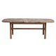 ROWICO Hammond sofabord, rektangulr - brun marmor og brun eg (135x62)
