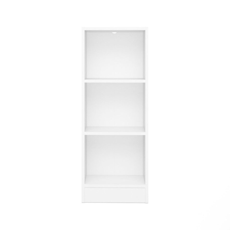 TVILUM Basic reolsystem - hvid/klar glas, m. 8 lger