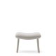 KAVE HOME Inari fodsttte i beige og stl med beige malet finish 60 x 50 cm FSC Mix Credit