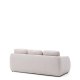 KAVE HOME Laira 3 pers. sovesofa - ecru chenille stof (225cm)