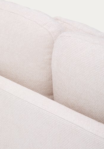 KAVE HOME Laira 3 pers. sovesofa - ecru chenille stof (225cm)