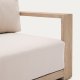 KAVE HOME Ambra 3-pers. udendrs havesofa, m. aftagelige hynder - akacietr (249cm)