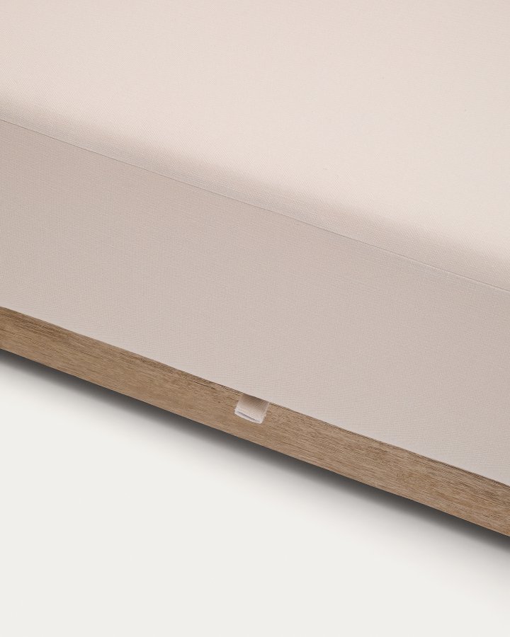 KAVE HOME Ambra 3-pers. udendrs havesofa, m. aftagelige hynder - akacietr (249cm)