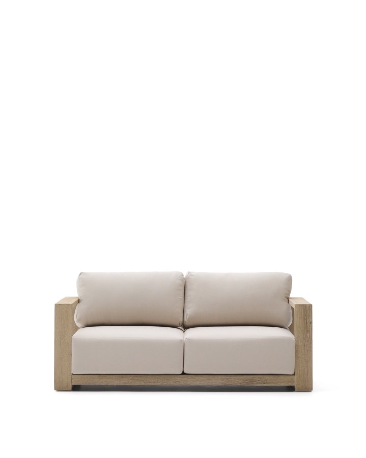 KAVE HOME Ambra 2-pers. udendrs havesofa, m. aftagelige hynder - akacietr (174cm)