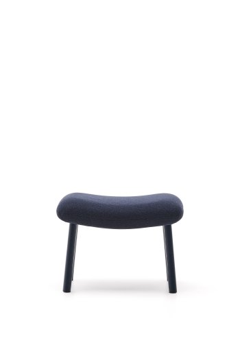 KAVE HOME Inari fodsttte i bl og stl med en bl malet finish 60 x 50 cm FSC Mix Credit