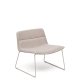 KAVE HOME Zahara beige lnestol og stl i beige finish, 100% FSC