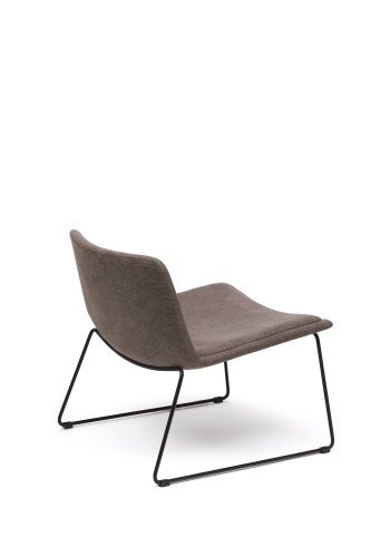  KAVE HOME Zahara brun lnestol og stl i sort finish, 100% FSC