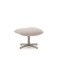 KAVE HOME Jaspe beige fodsttte med grt metal, FSC 100%