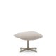 KAVE HOME Jaspe beige fodsttte med grt metal, FSC 100%