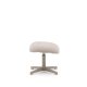 KAVE HOME Jaspe beige fodsttte med grt metal, FSC 100%