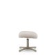 KAVE HOME Jaspe beige fodsttte med grt metal, FSC 100%