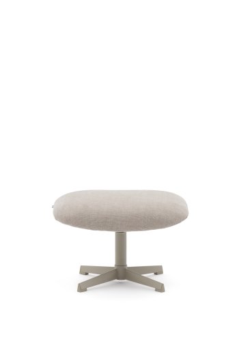 KAVE HOME Jaspe beige fodsttte med grt metal, FSC 100%