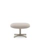 KAVE HOME Jaspe beige fodsttte med grt metal, FSC 100%