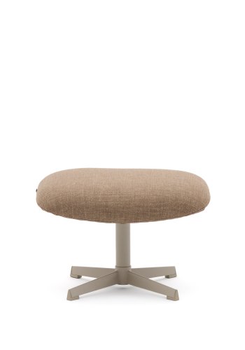 KAVE HOME Jaspe lysebrun fodsttte med grt metal, FSC 100%