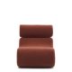 KAVE HOME Club terracotta bouclé lnestol