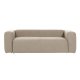 KAVE HOME Blok 3 pers. sofa - beige polyester og stl
