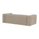 KAVE HOME Blok 3 pers. sofa - beige polyester og stl