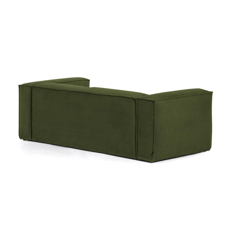 KAVE HOME Blok 3 pers. sofa - grn corduroy fljl (240 cm)