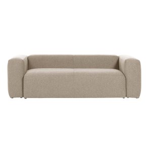 KAVE HOME Blok 2 pers. sofa - beige polyester