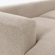 KAVE HOME Blok sofa, m. venstre chaiselong - beige polyester