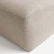 KAVE HOME Blok sofa, m. venstre chaiselong - beige polyester